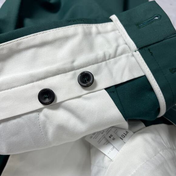 NEW PT Torino PT01 FORWARD Nylon Cotton 1 Pleat Pants 05 SIZE 34 x 26 NWT - Picture 11 of 15